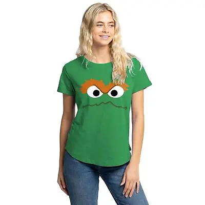 Buy Sesame Street Womens T-shirt Oscar Face Top Tee S-2XL Official • 13.99£