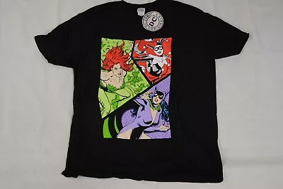 Buy Dc Comics Originals Villainesses T Shirt New Official Harley Quinn Catwoman Ivy • 7.99£
