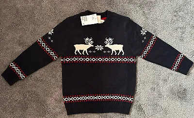 Buy Brand New With Tags Age 4-6 Years H&M Christmas Jumper • 7.49£