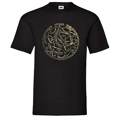 Buy Viking Brooch Goldwork T-Shirt Birthday Gift • 14.99£