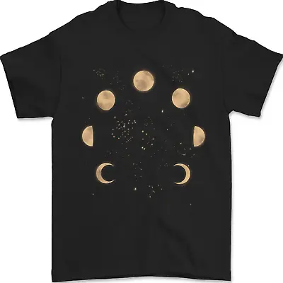 Buy Moon Phases Eclipse Full Moon Supermoon Mens T-Shirt 100% Cotton • 8.49£