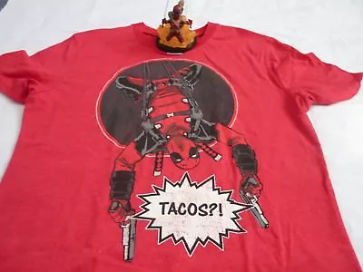 Buy Loot Crate Deadpool Bundle Tshirt Red M Tacos & QFIG Figure Dead Pool  • 20£