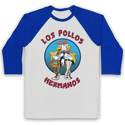 Buy Los Pollos Hermanos Breaking Bad Chicken Brothers Restaurant Baseball T-Shirt • 23.99£
