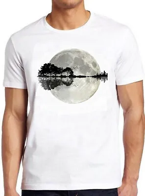Buy Guitar Tree Moon Birds Nature Funny Meme Cult Movie Music Gift Tee T Shirt M707 • 6.35£