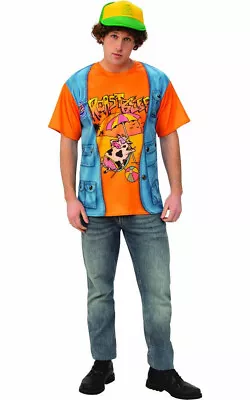Buy Licensed Dustin's Roast Beef Stranger Things Adult T-shirt Halloween Costume • 35.10£