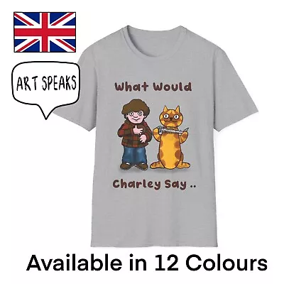 Buy Charley Says Retro T-Shirt Men Unisex 1970s 1980s TV Nostalgia Funny Parody • 15.99£