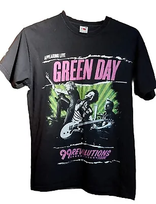 Buy Green Day (Their 30th Anniversary Year) T-Shirt From 2013 ‘99 Revolutions’ Tour • 25£