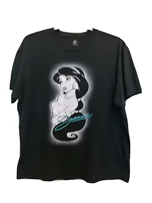 Buy Disney Jasmine Black Aladdin X Tshirt Unisex  • 12£