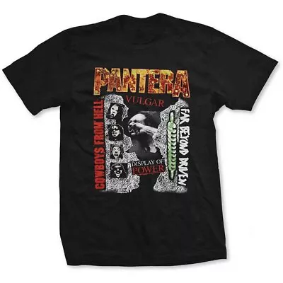 Buy Pantera '3 Albums' T Shirt - NEW Cowboys From Hell Vulgar Display Far Beyond • 15.49£