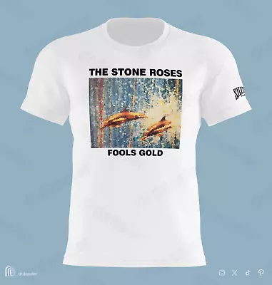 Buy Stone Roses 'FOOLS GOLD'  She Bangs The Drums This Is One Shoot You Down T Shirt • 27.99£