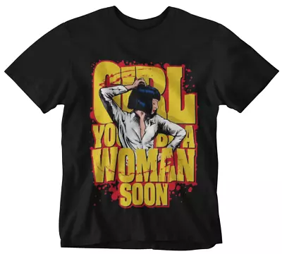 Buy Pulp Fiction T-shirt  Mia Wallace Girl Tee Movie Retro Cool Yolo Tarantino  • 9.99£