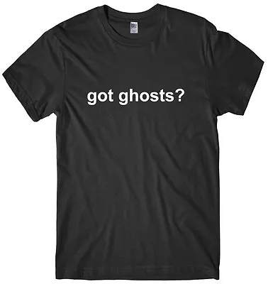 Buy Got Ghosts?  Mens Funny Unisex Halloween T-Shirt • 11.99£