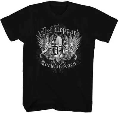 Buy Def Leppard Rock Of Ages Men's T Shirt Metal Music Merch • 40.90£