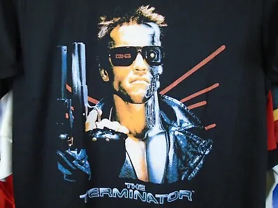Buy The Terminator Movie Poster Endoskeleton Official Black Cotton T-shirt Bnwt Xl • 6.99£