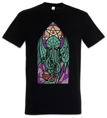 Buy CHURCH OF GREAT OLD ONE T-SHIRT Miskatonic Lovecraft Arkham Dunwich Cathedral • 21.13£