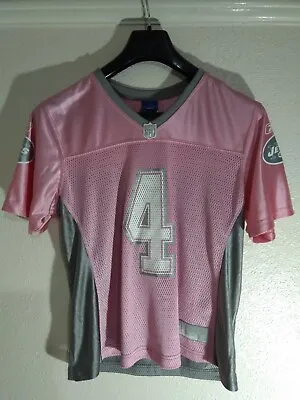 Buy Reebok 2008 Women's NFL Shirt Large L Pink NY Jets Short Sleeve Free Postage! • 12.95£