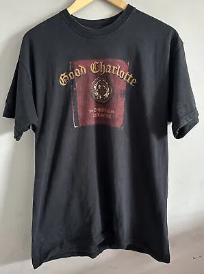 Buy Good Charlotte T Shirt The Chronicles Of Life And Death 2004 Black Size Large • 17.99£