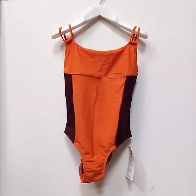 Buy Beaches Clothing Women One Piece Swimsuit Orange & Purple UK Size 10 Length: 25  • 28£
