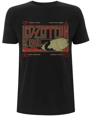 Buy Led Zeppelin ZeppelinSmoke Black T-Shirt OFFICIAL • 16.59£