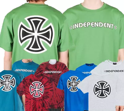 Buy INDEPENDENT TRUCK CO' - Skateboard Tee Shirt - Bar Cross T-Shirt  • 21.99£