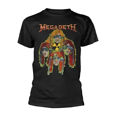 Buy Megadeth 'nuclear Glow Heads' Black T-shirt - Official - Ph13343xl • 15£