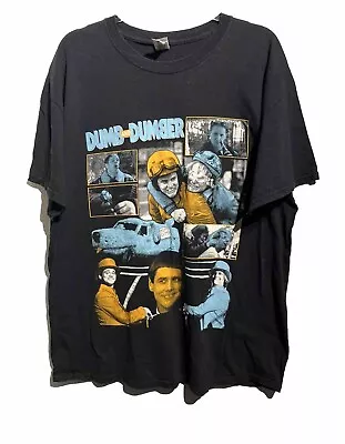 Buy Dumb And Dumber T Shirt XL Comedy Jim Carey Retro 90s Movie Funny Pizza Eaters • 22£