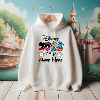 Buy Personalised Disney 2024 Hoodie, Disney Trip Hoodie, Your Name Hoodie, Gift Hood • 20.99£