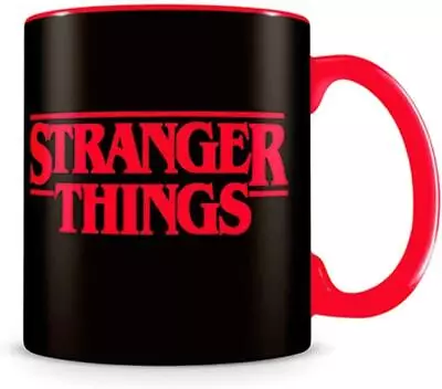 Buy Stranger Things Black Ceramic Mug With Logo In Presentation Box - Official Merch • 11.44£