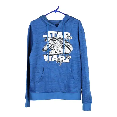 Buy Star Wars Hoodie - Medium Blue Cotton Blend • 8.70£