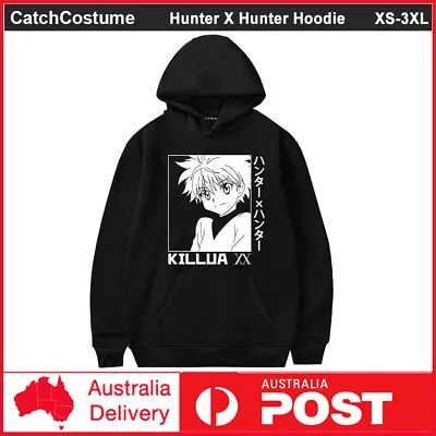 Buy Hunter X Hunter Hoodie Killua Zoldyck Anime HxH Sweatshirt Pullover Hooded Coat • 20.01£
