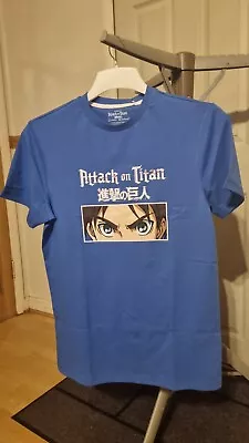 Buy Blue Attack On Titan T-Shirt New WITH Tags • 19.30£