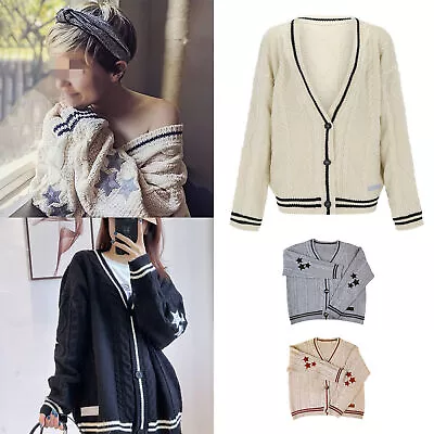 Buy NEW Taylor Cardigan Folklore Knitted Cozy Sweater Embroidery Preppy Swift UK • 21.59£
