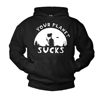 Buy Funny Geek Pullover Sweatshirt Hooded Shirt Nerd Style Track Ufo Star Theory New • 35.19£