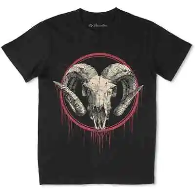 Buy Lamb T-Shirt Horror Skull Mystic Dark Nature Horns Tarot Art Wild Wildlife D054 • 13.99£