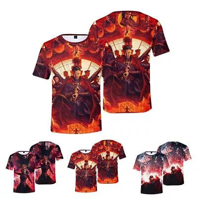 Buy Kids Boys Children Doctor Strange 3D Print Short Sleeve T-Shirt Cartoon Tee Top • 9.66£