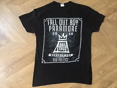 Buy Paramore Fall Out Boy Tour T-shirt 2014 Size S  Hayley Williams Monumentour • 32.50£