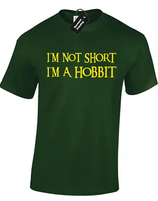 Buy I'm Not Short I'm Hobbit Mens T-shirt Funny Lord Of Rings Fan The Design Retro • 7.99£