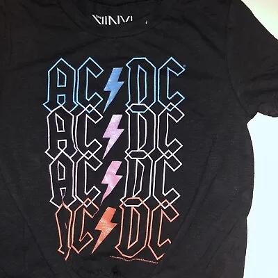 Buy AC/DC T-Shirt Small Size Children Girls T-shirt Vinyl Icons • 6.33£