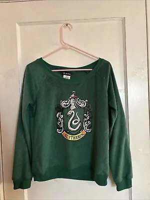 Buy Harry Potter PJammy Pajamas Sweatshirt Set Women’s S Slytherin Long Sleeve Green • 20.85£