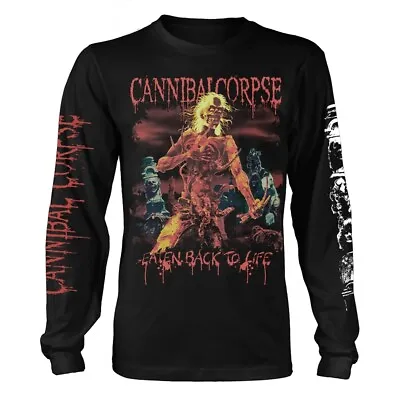 Buy Cannibal Corpse - Eaten Back To Life NEW Long Sleeve Baseball Shirt • 24.99£