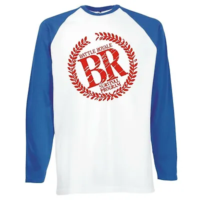 Buy Inspired By Battle Royale  Survival Program  Raglan Longsleeve Baseball T-shirt • 16.99£