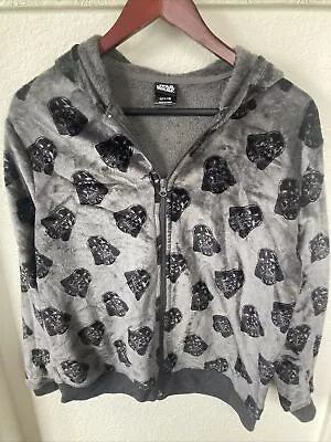 Buy Ladies Junior Large Star Wars Zip Up Sweatshirt Jacket Soft Darth Vader Hoodie • 11.37£