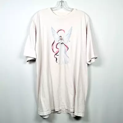 Buy Vintage 90s AmeriTees Light Pink Single Stitch Angel Cotton T-Shirt Size 2XL • 57.85£
