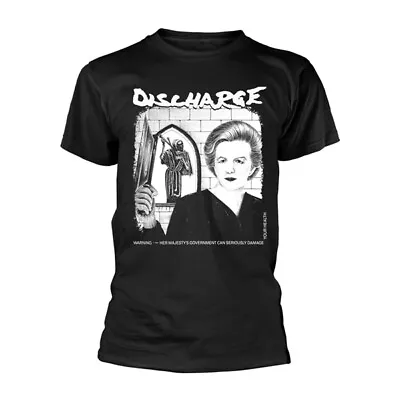 Buy Discharge Warning T-shirt, Front & Back Print • 17.51£