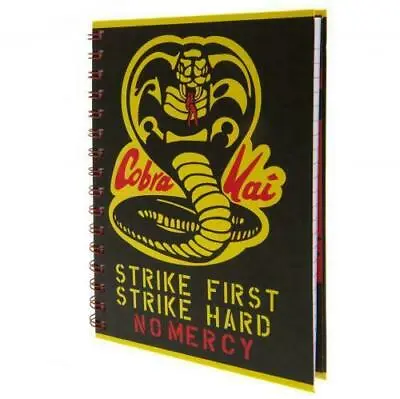 Buy Cobra Kai Notebook Hardback Lined 14cm X 21cm Official Merch Great Gift Idea • 11.01£
