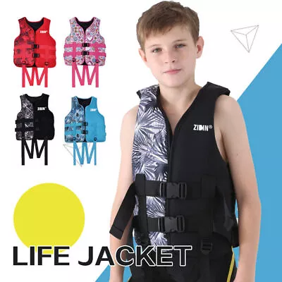 Buy New Kid Adult Life Jackets Vest Ski Kayak Buoyancy Aid Sailing Swim Watersport • 18.99£
