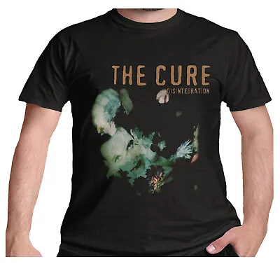 Buy Official The Cure T Shirt Disintegration Black Mens Classic Rock Band Tee New • 14.79£