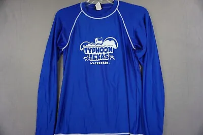 Buy Typhoon Texas Shirt Boys M Long Sleeve Waterpark Blue Big Kid • 10.27£