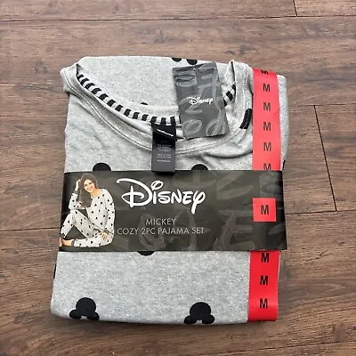 Buy Ladies M Disney Mickey Cozy 2PC Pajama Set - New • 10£