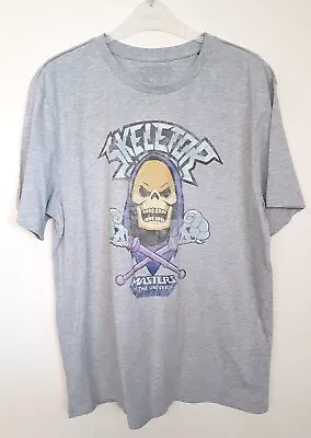 Buy Mens Masters Of The Universe Skeletor T Shirt Grey Size Large R2 • 15£